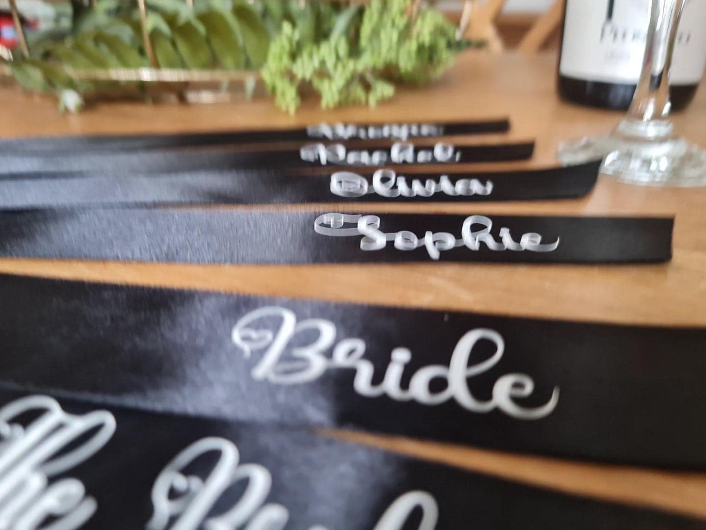 Personalised Glass Ribbon
