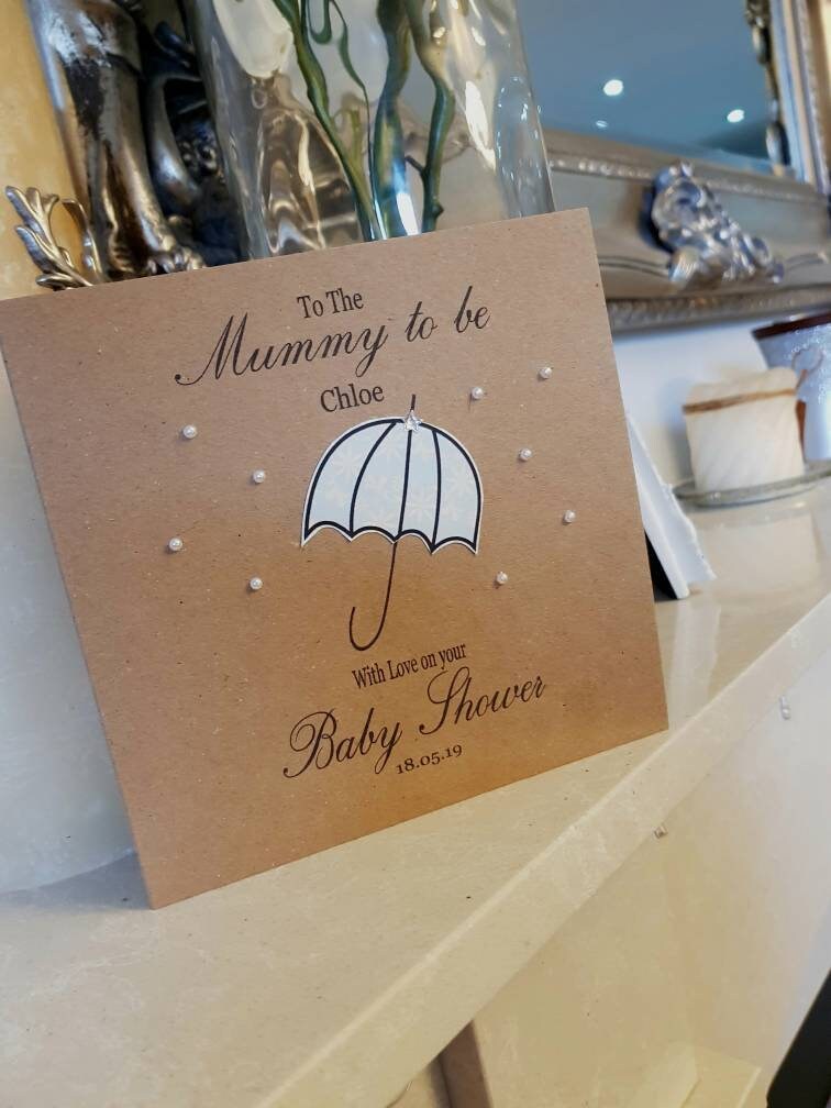 Personalised Baby Shower / Mummy to Be Card