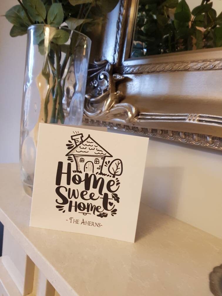 Personalised New Home/Moving Home Card