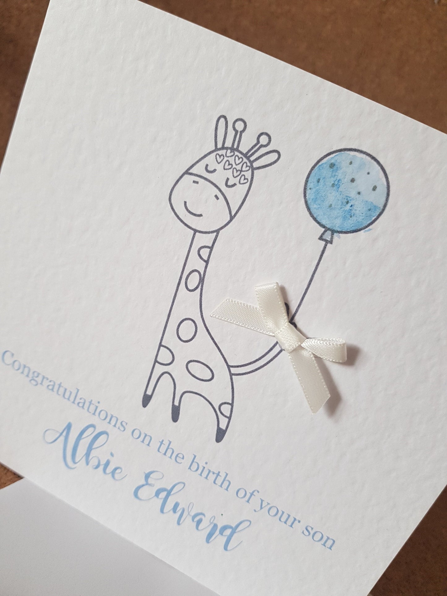 Personalised New Baby Card