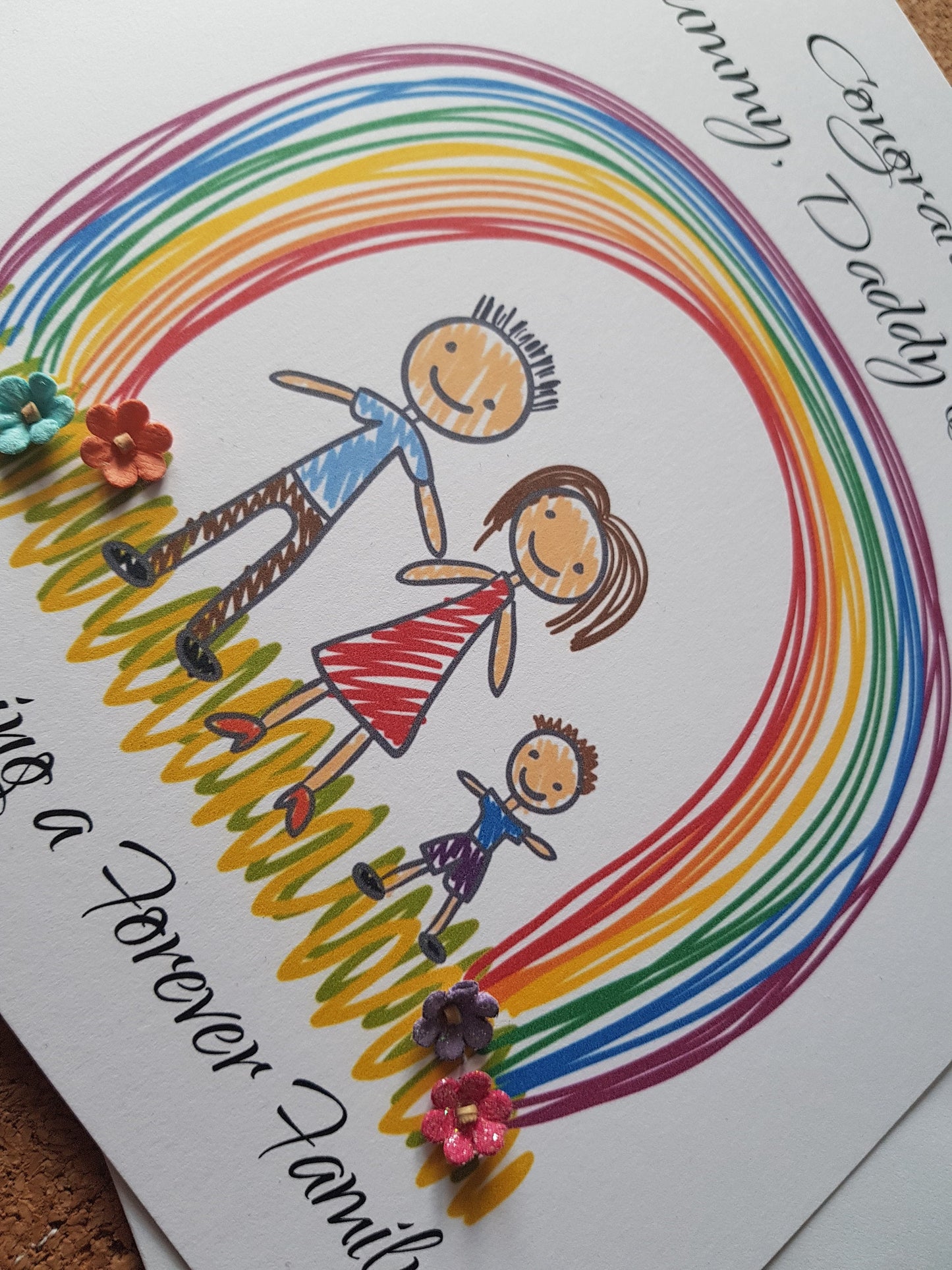 Personalised Adoption Card