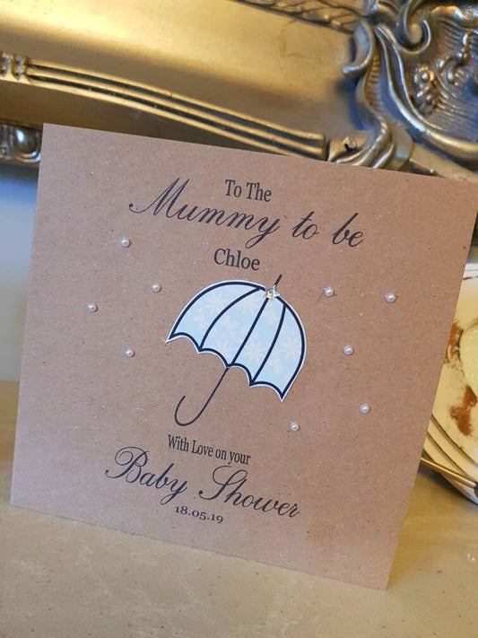 Personalised Baby Shower / Mummy to Be Card