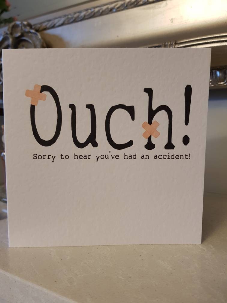 Personalised Get Well Soon Card