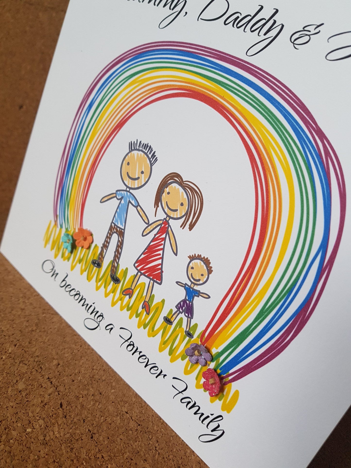 Personalised Adoption Card