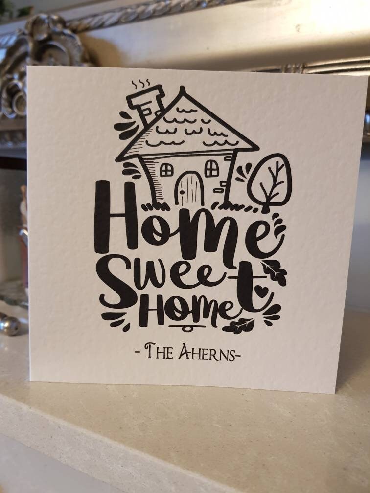 Personalised New Home/Moving Home Card
