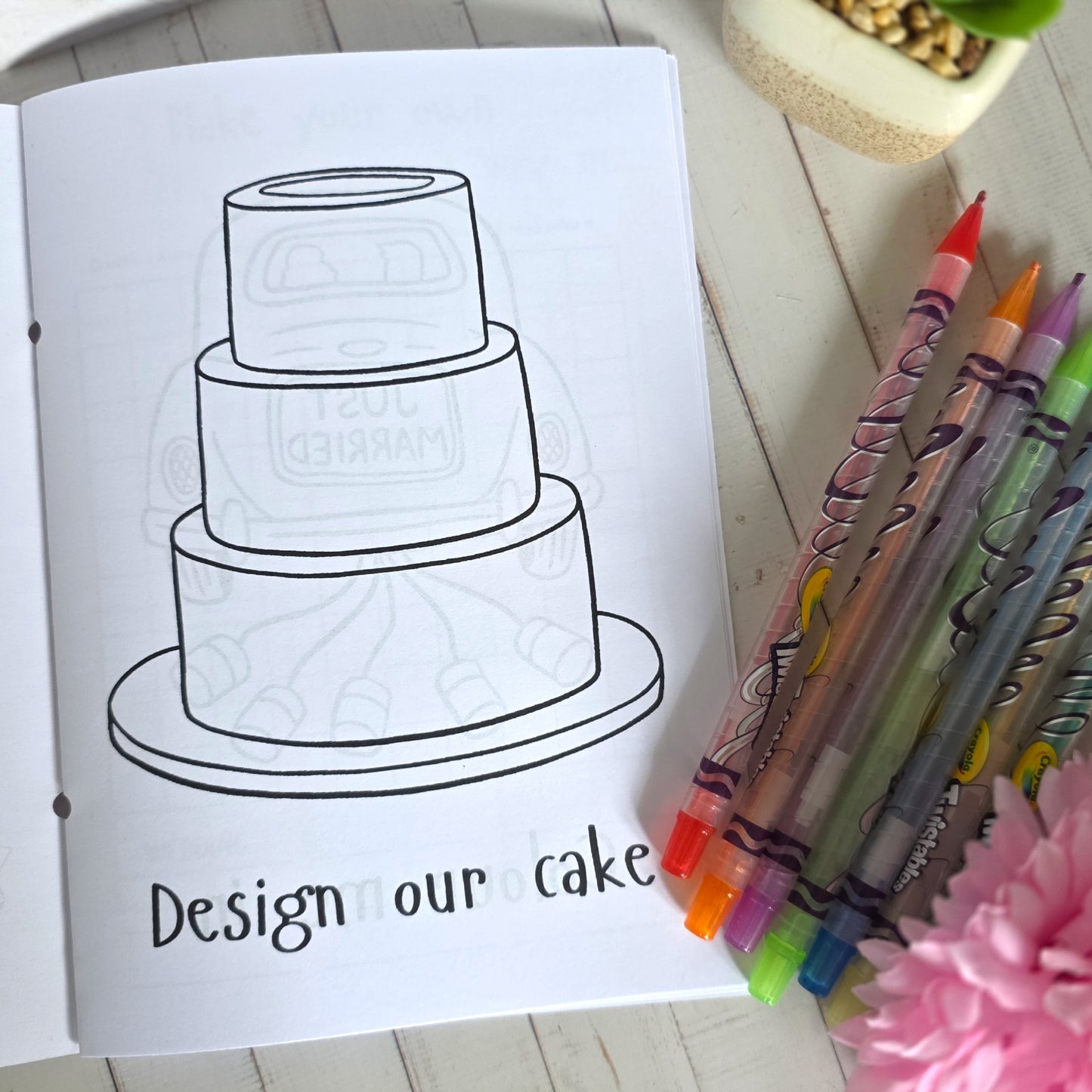 Personalised Wedding Activity Books